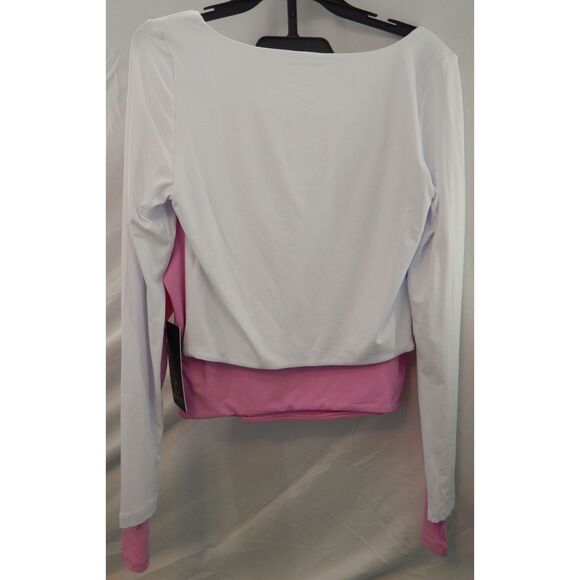 90 Degree by Reflex M/10MS Active Top Pair Contour Olivia Crop Square Neck 72.00 - Picture 7 of 10